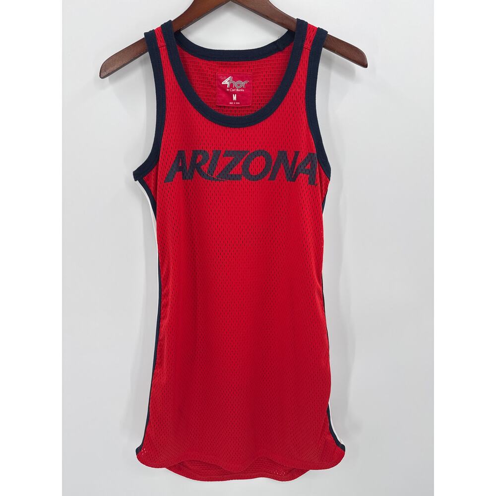 Arizona Wildcats Mesh Jersey Tank Dress Red GIII 4Her Size Medium